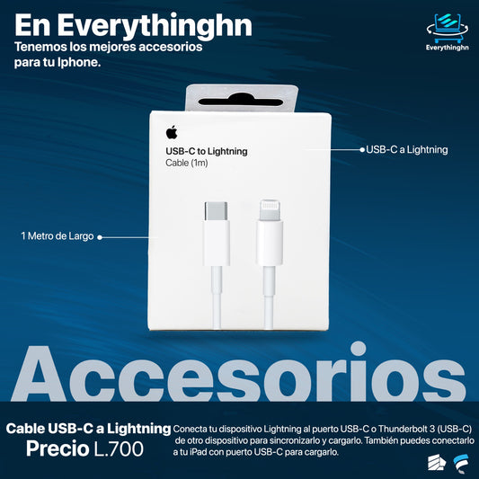 Cable USB- C a Lighting